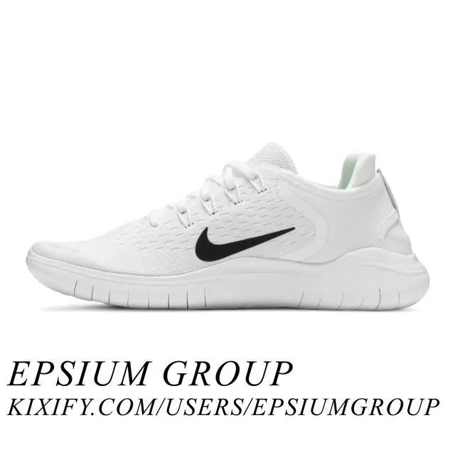 Nike Free RN 2018 (White Black/ White/ Black) Men US 8-1...