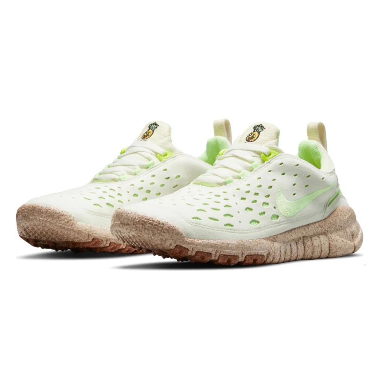 Nike Free Run Trail Premium Coconut Milk/Lime Glow/Metallic Gold