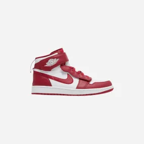 NIKE  JORDAN 1 HIGH FLYEASE WHITE CARDINAL RED