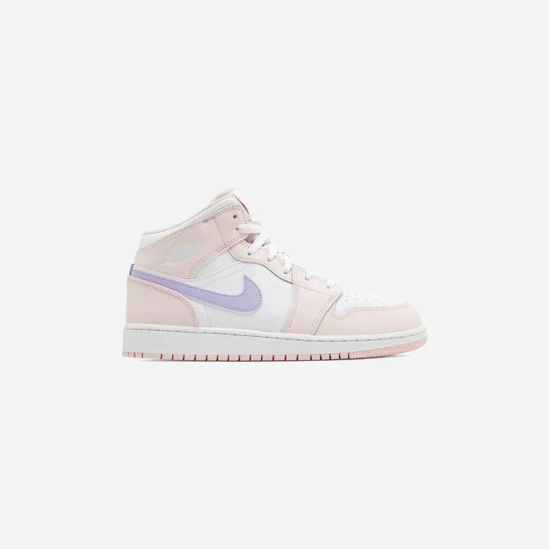 NIKE  JORDAN 1 MID PINK WASH (GS)