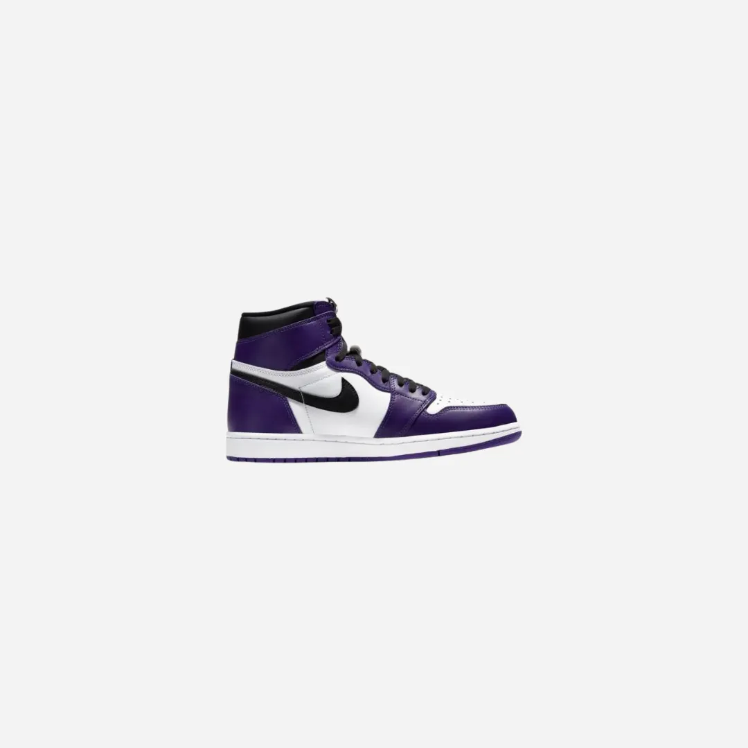 NIKE  JORDAN 1 RETRO HIGH COURT PURPLE WHITE