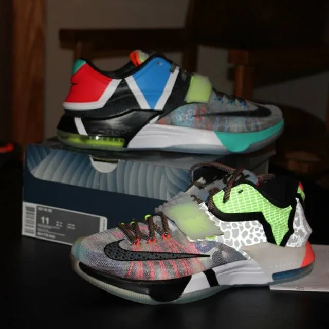 Nike KD 7 What the KD 801778 944 SZ 11 KEVIN DURANT DEAD...