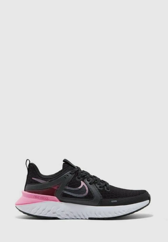 Nike Legend React 2 Black Psychic Pink Grey AT1369 004 W...