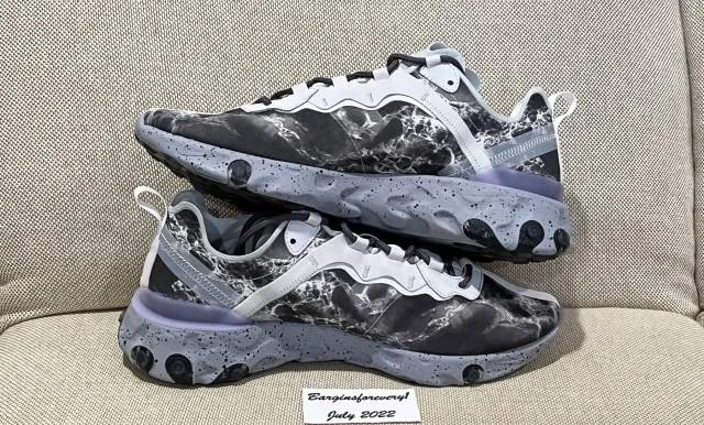 Nike React Element 55 / Kendrick Lamar - Size 10.5 - Pur...