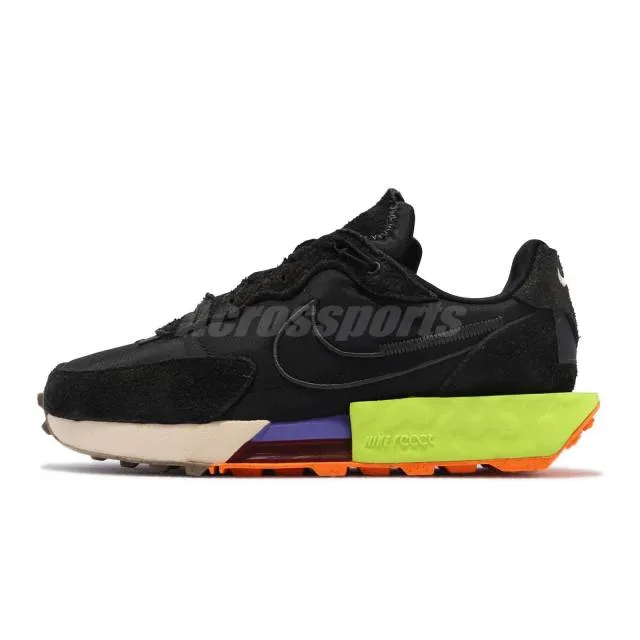 Nike Wmns Fontanka Waffle React Black Volt Women Casual ...