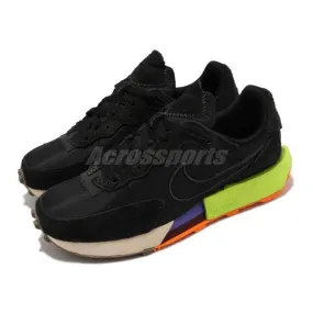 Nike Wmns Fontanka Waffle React Black Volt Women Casual ...