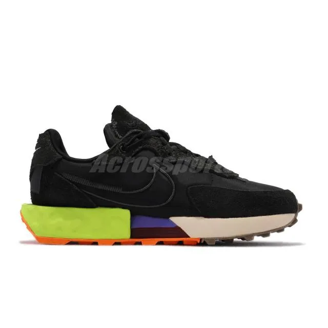 Nike Wmns Fontanka Waffle React Black Volt Women Casual ...