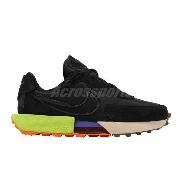 Nike Wmns Fontanka Waffle React Black Volt Women Casual ...