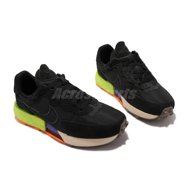 Nike Wmns Fontanka Waffle React Black Volt Women Casual ...