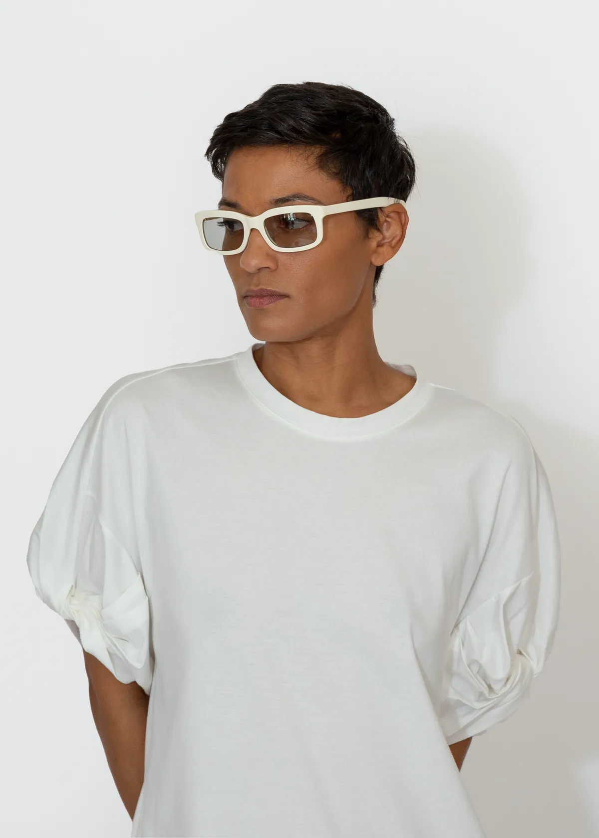 Palmer Sunglasses - Cream/Grey