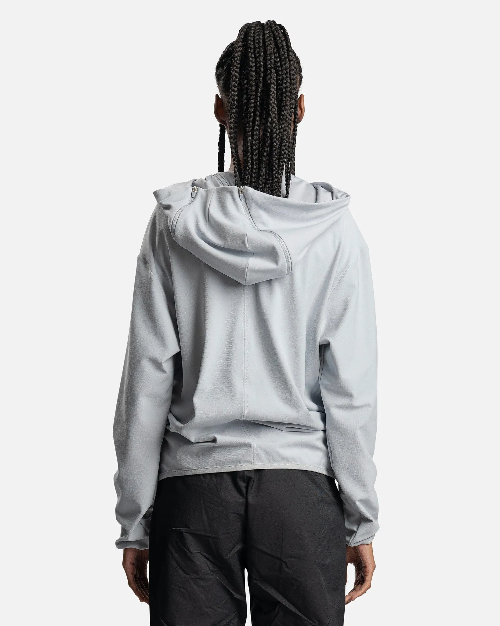 POST ARCHIVE FACTION (P.A.F) Women's 5.0 Hoodie Center in Grey