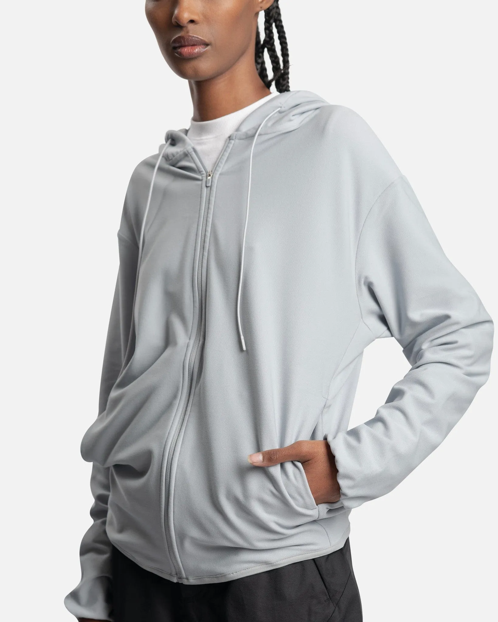 POST ARCHIVE FACTION (P.A.F) Women's 5.0 Hoodie Center in Grey