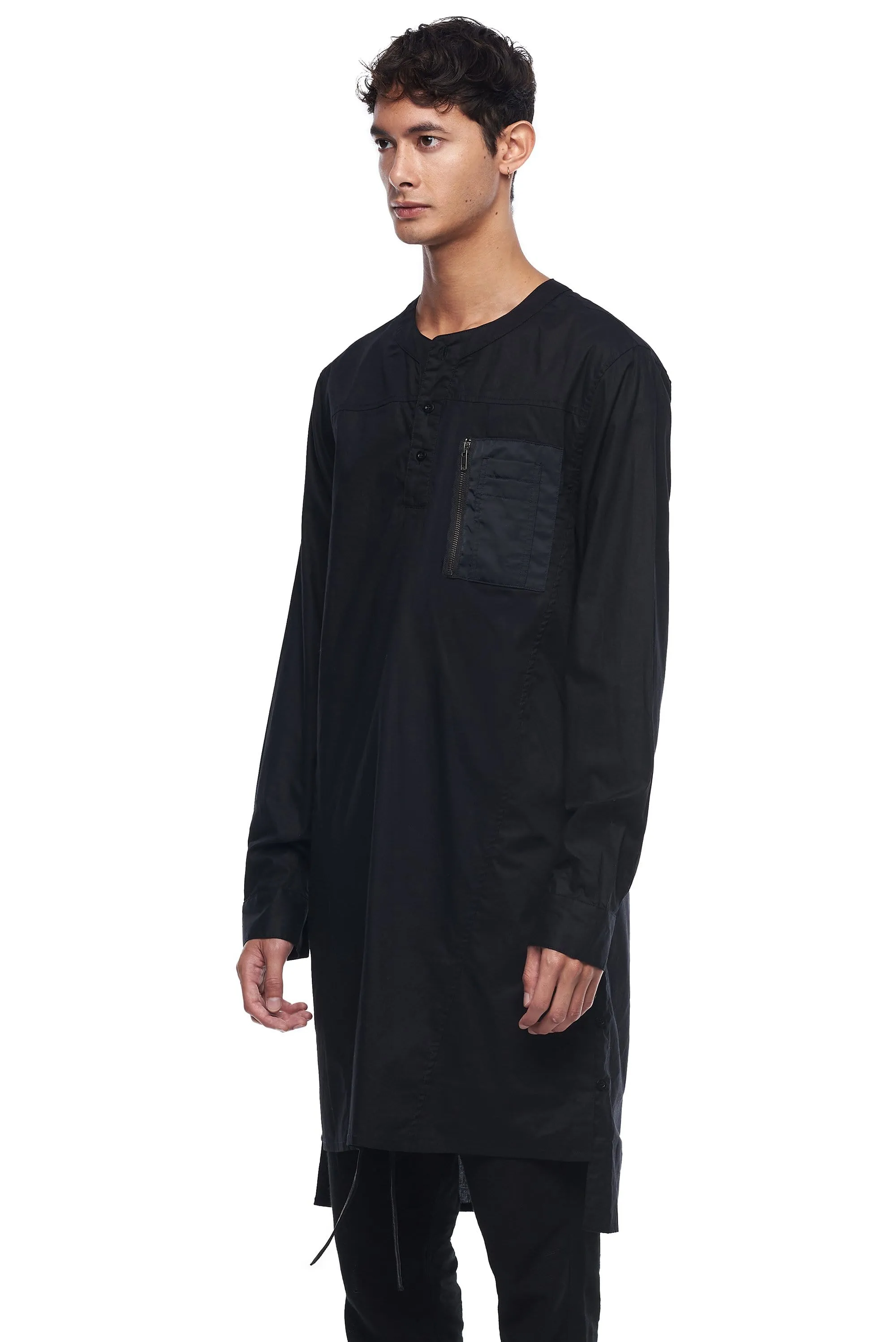 QUAD TUNIC IN BLACK