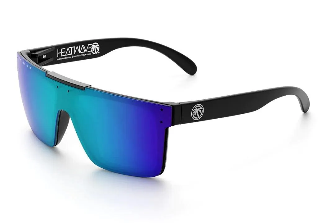 Quatro Sunglasses: Galaxy Blue Polarized