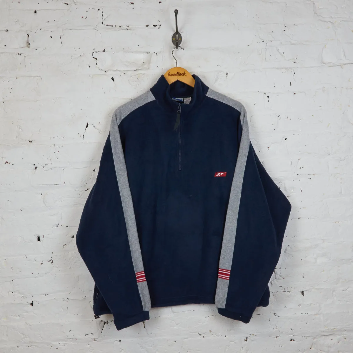 Reebok 1/4 Zip Fleece - Navy - L