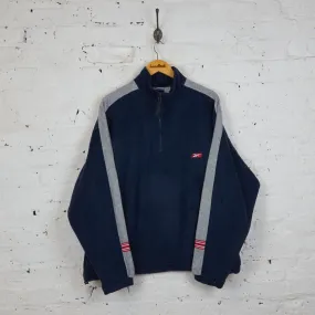 Reebok 1/4 Zip Fleece - Navy - L