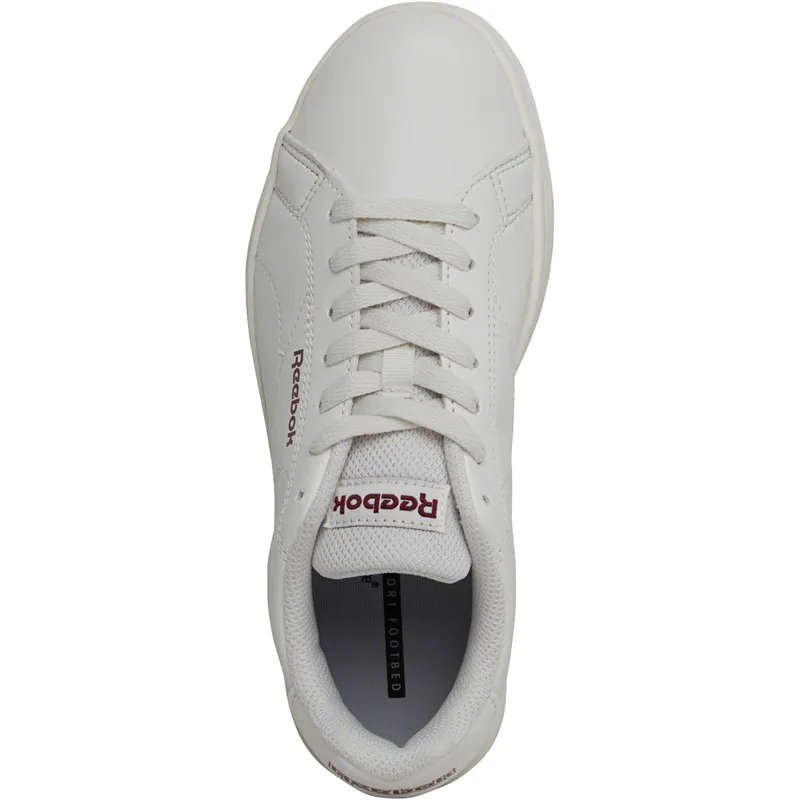 Reebok Classics Mens Reebok Royal Complete Clean 2.0 Trainers Chalk/Chalk/Maroon