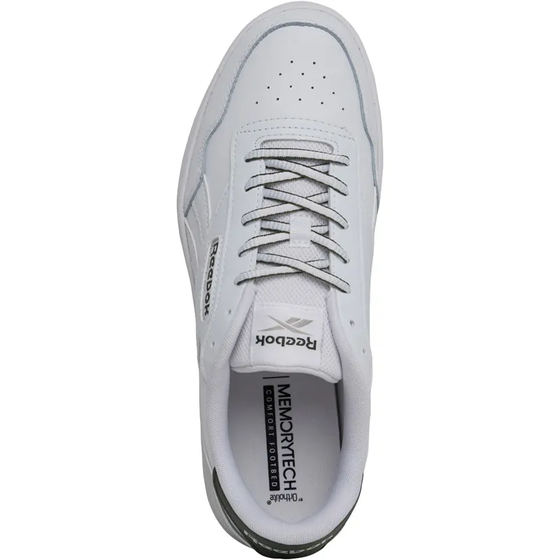 Reebok Classics Reebok Court Advance Trainers White/Varsity Green/Pure Grey