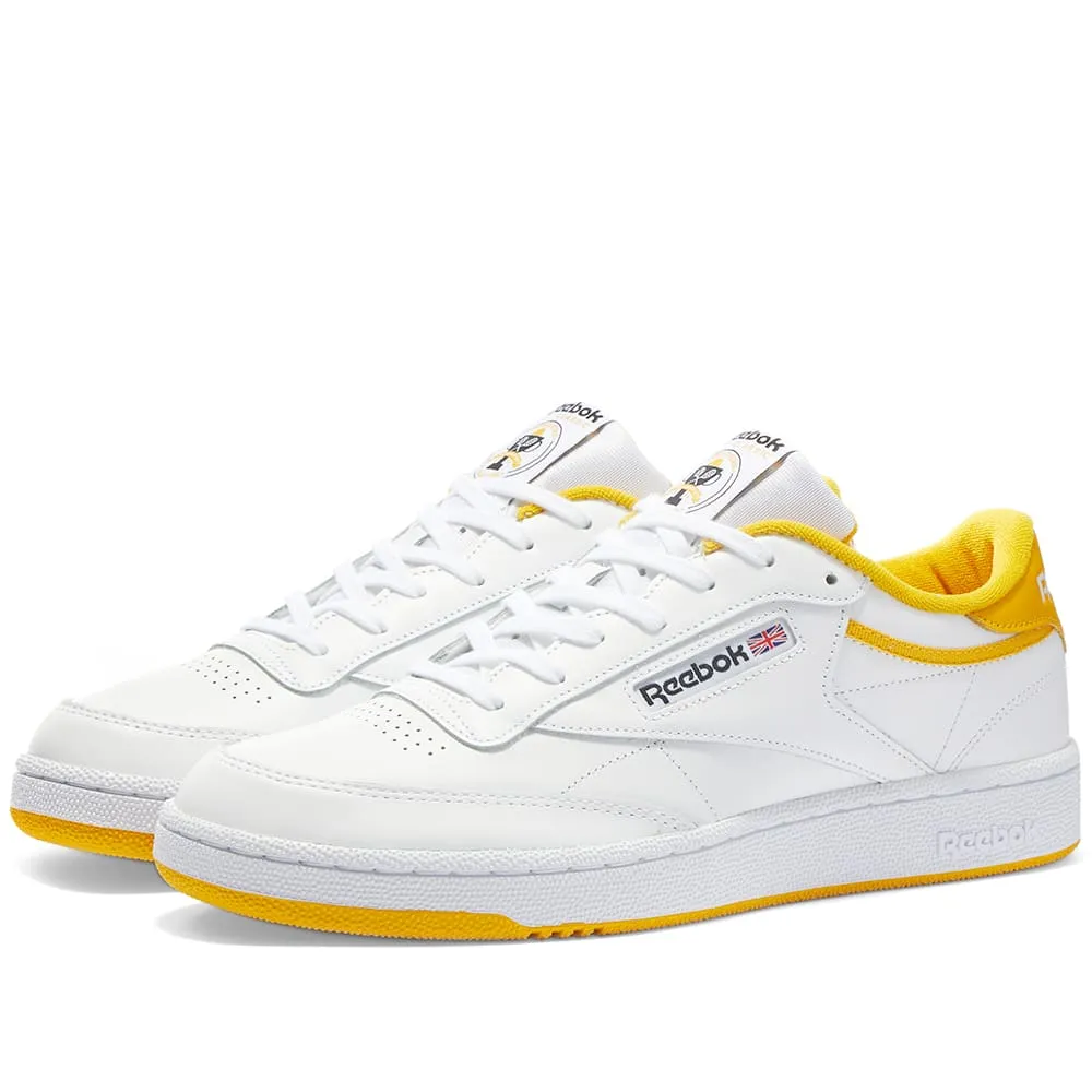 Reebok Club CWhite & Yellow