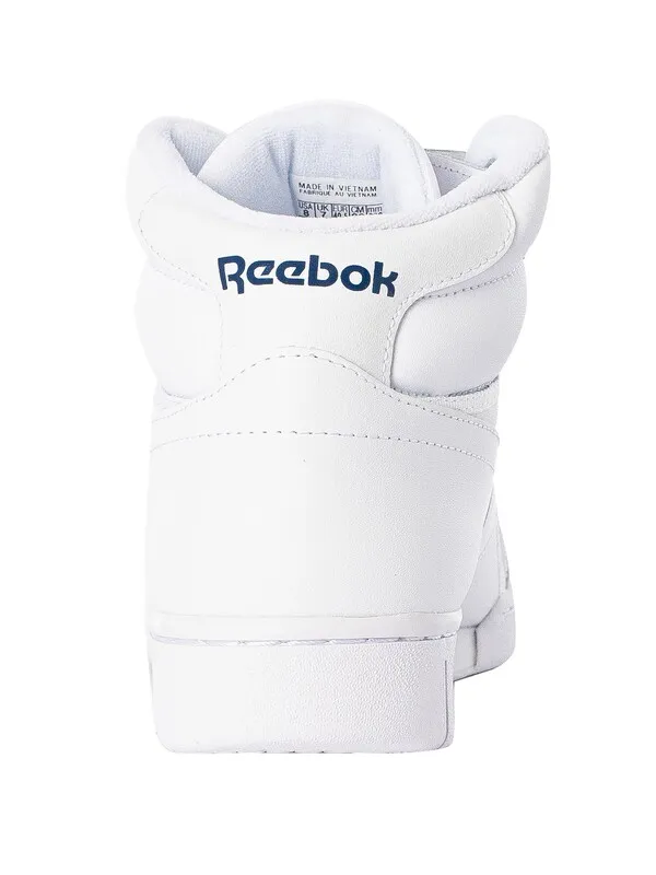 Reebok Ex-O-Fit Hi Leather Trainers - White