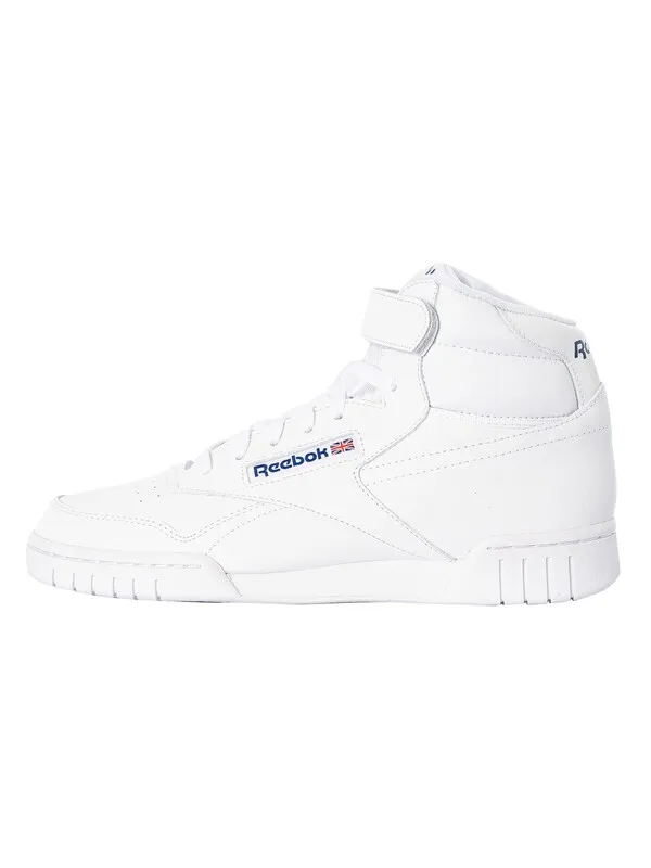 Reebok Ex-O-Fit Hi Leather Trainers - White