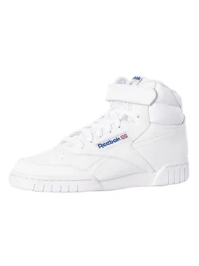 Reebok Ex-O-Fit Hi Leather Trainers - White