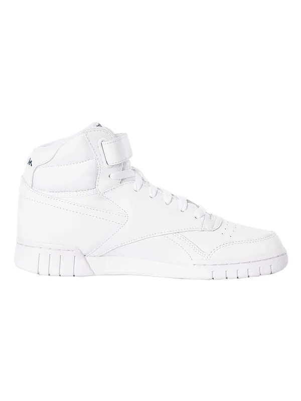 Reebok Ex-O-Fit Hi Leather Trainers - White