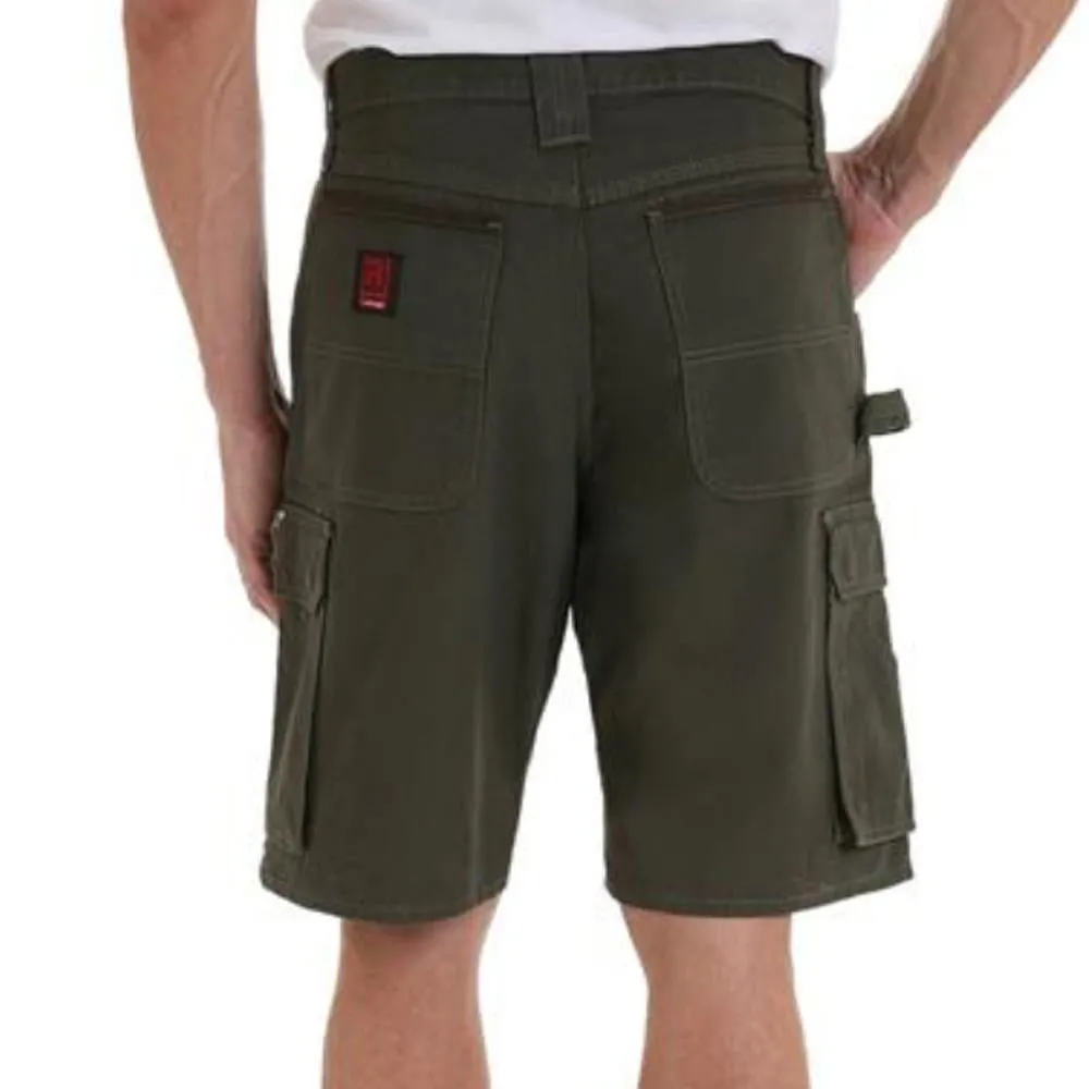 RIGGS WORKWEAR RIPSTOP RANGER CARGO SHORT - LODEN - 3W360LD