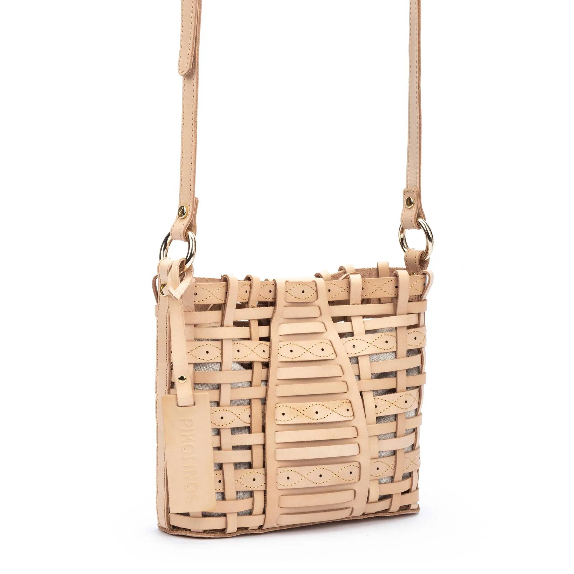 ROMANA Braided leather bag