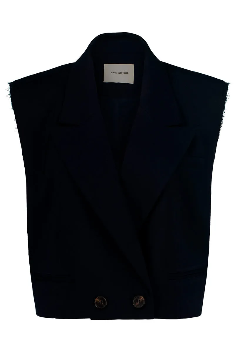 S241366 | Navy | Vest fra Sofie Schnoor