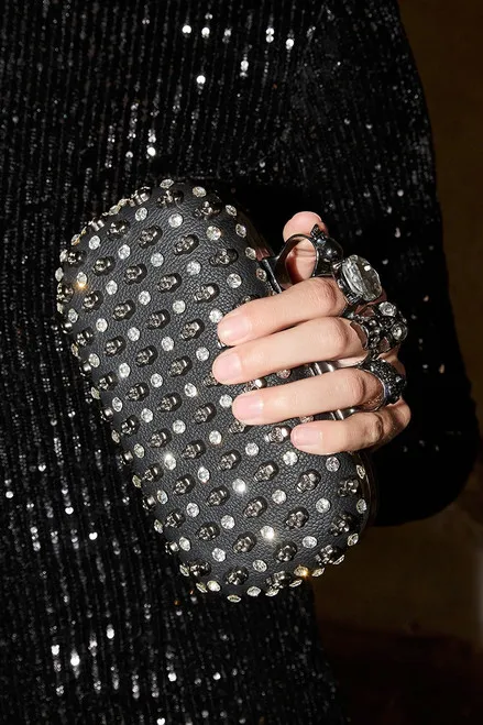 Samantha Brass Knuckles Clutch