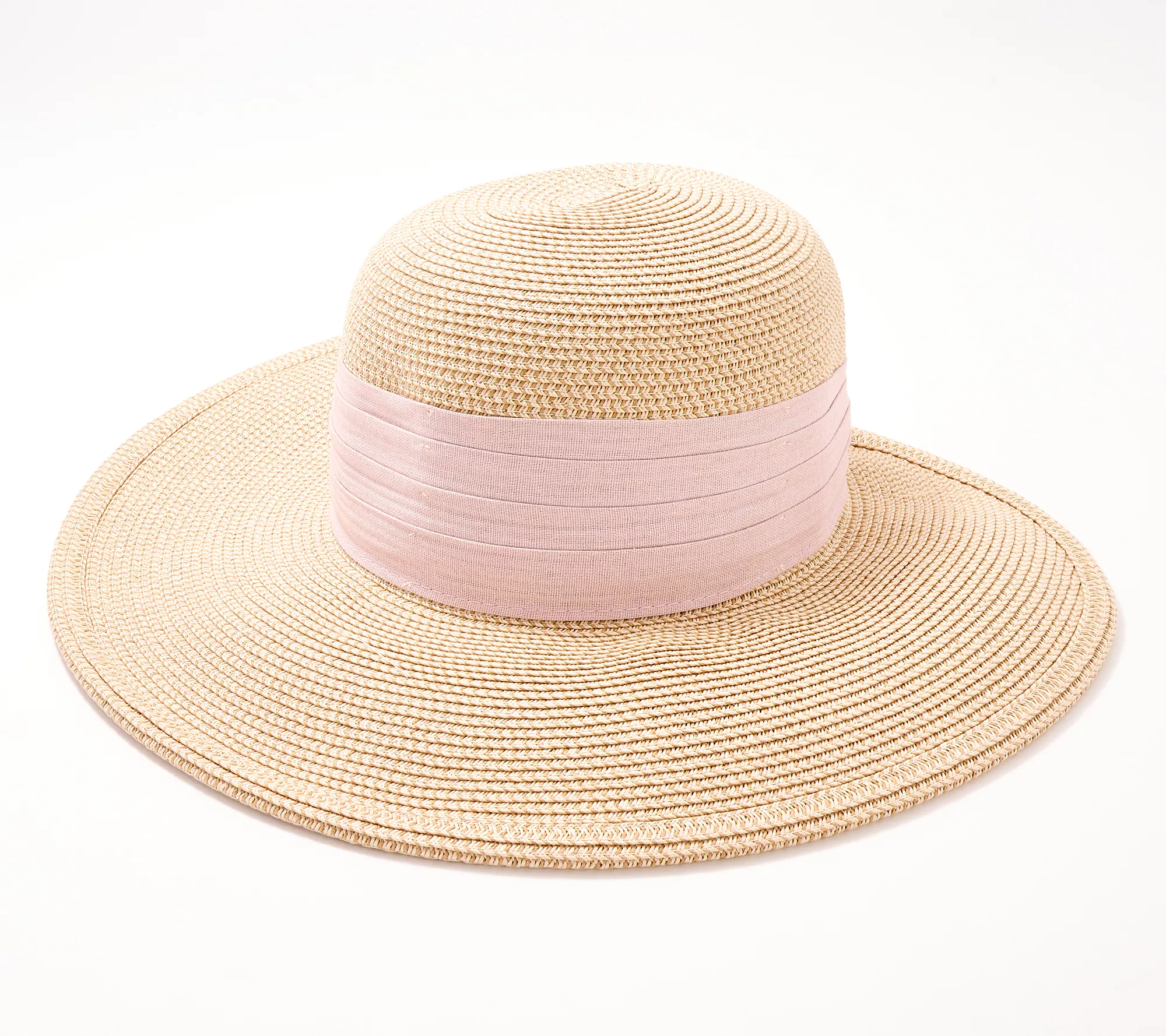 San Diego Hat Co. Garden Chic Ultrabraid Round Crown Face Saver Hat