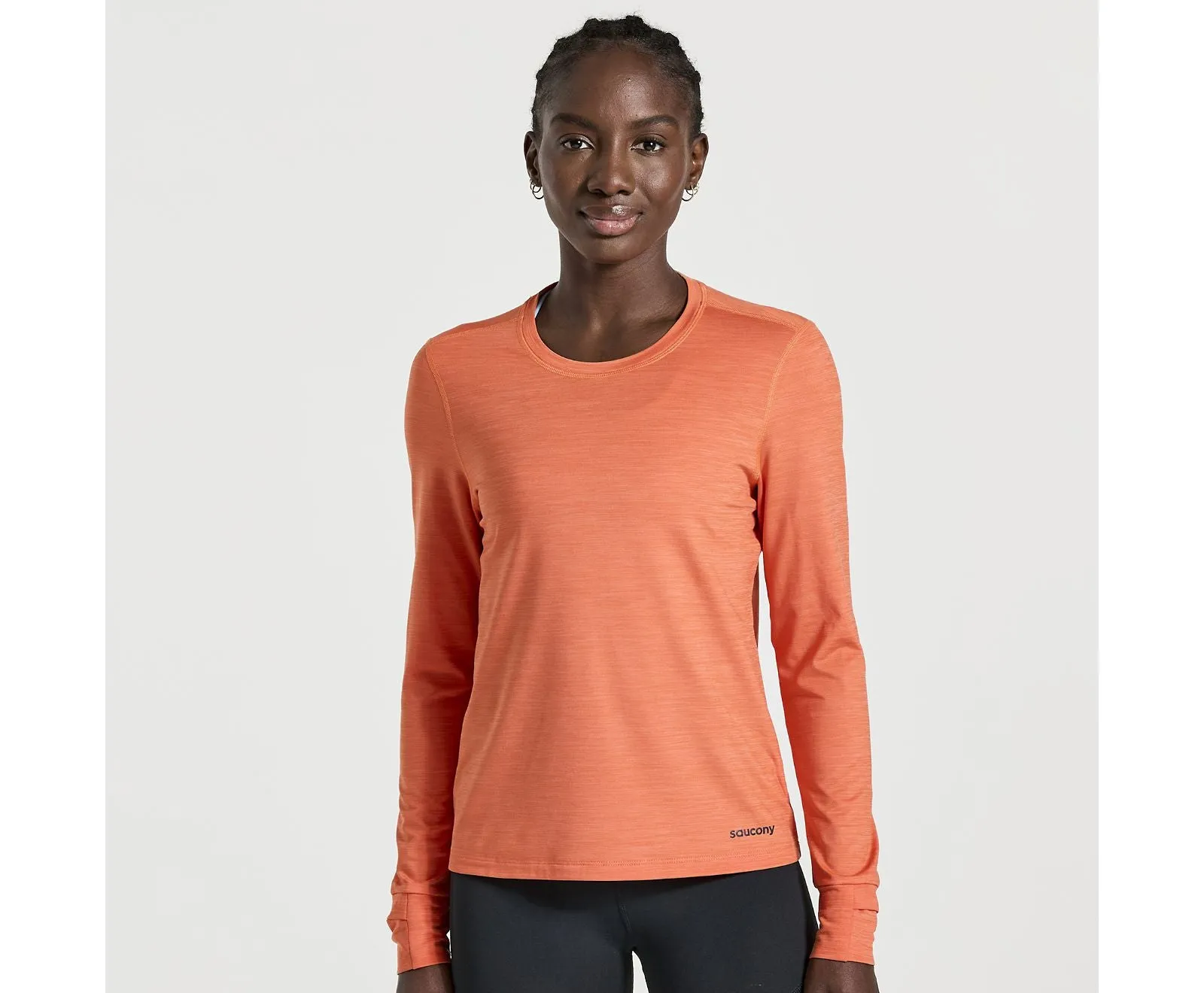 Saucony |  Boulder Base Layer | Women's | Ember Heather