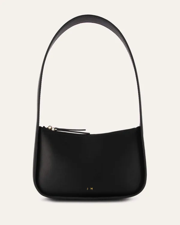 Scout shoulder bag black leather