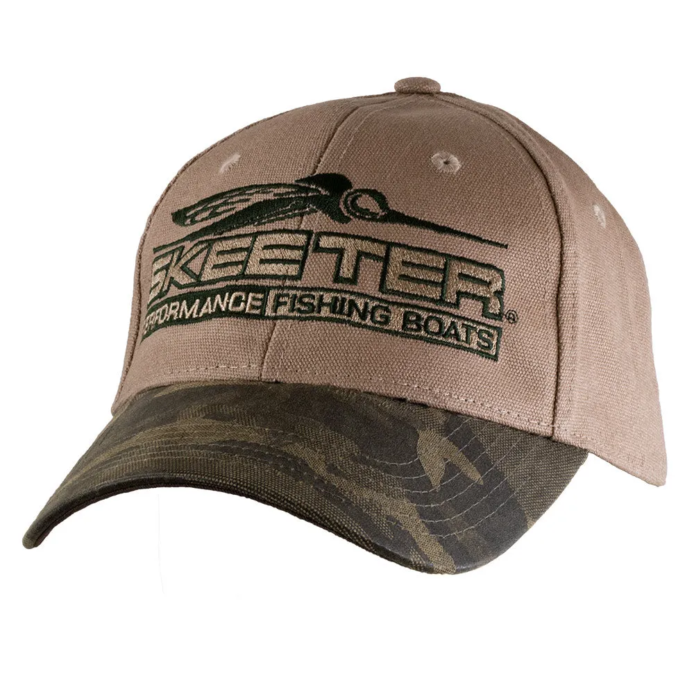 Skeeter Khaki Camo Visor Hat