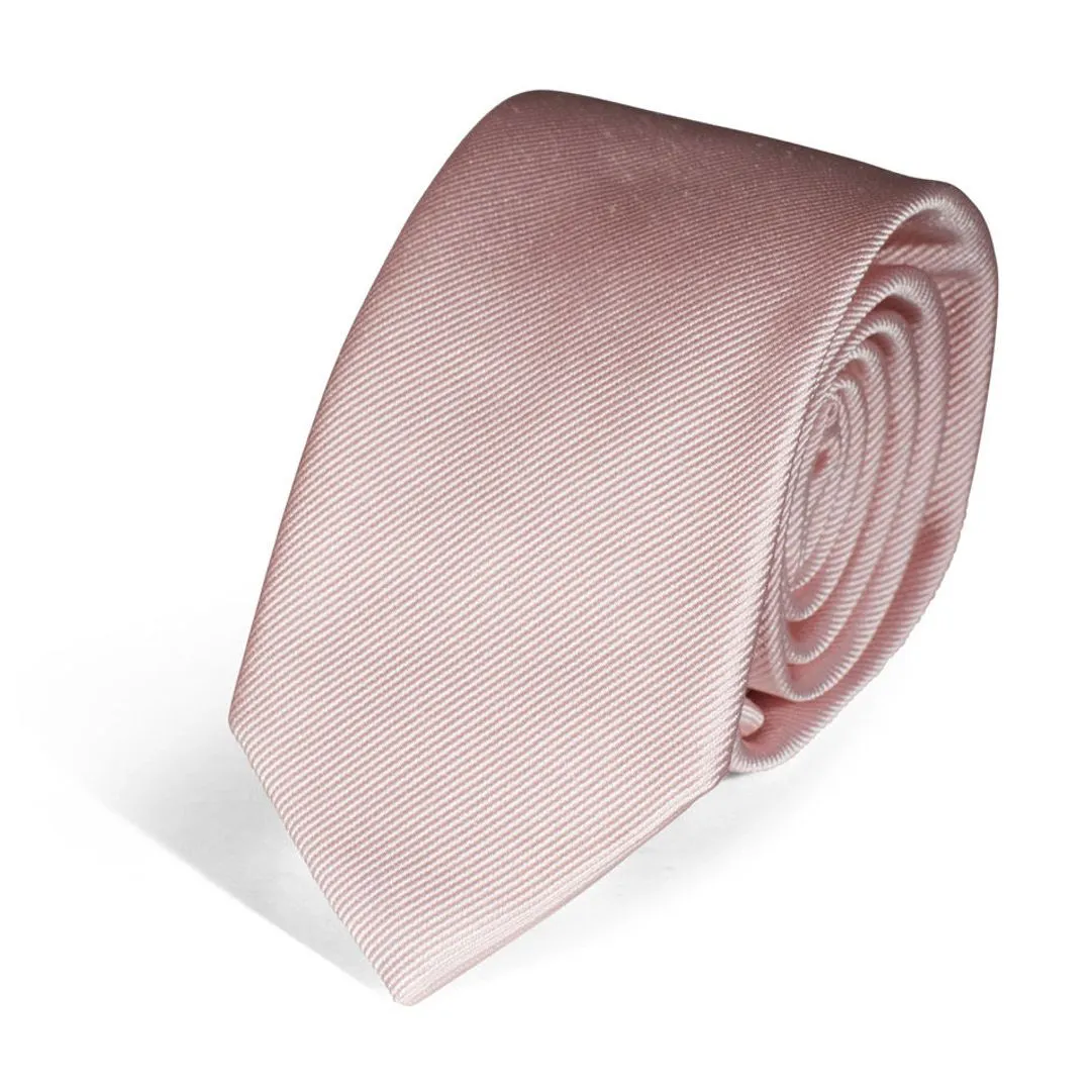 Slim Silk Faille Necktie in Choice of 32 Colors by House of Amanda Christensen