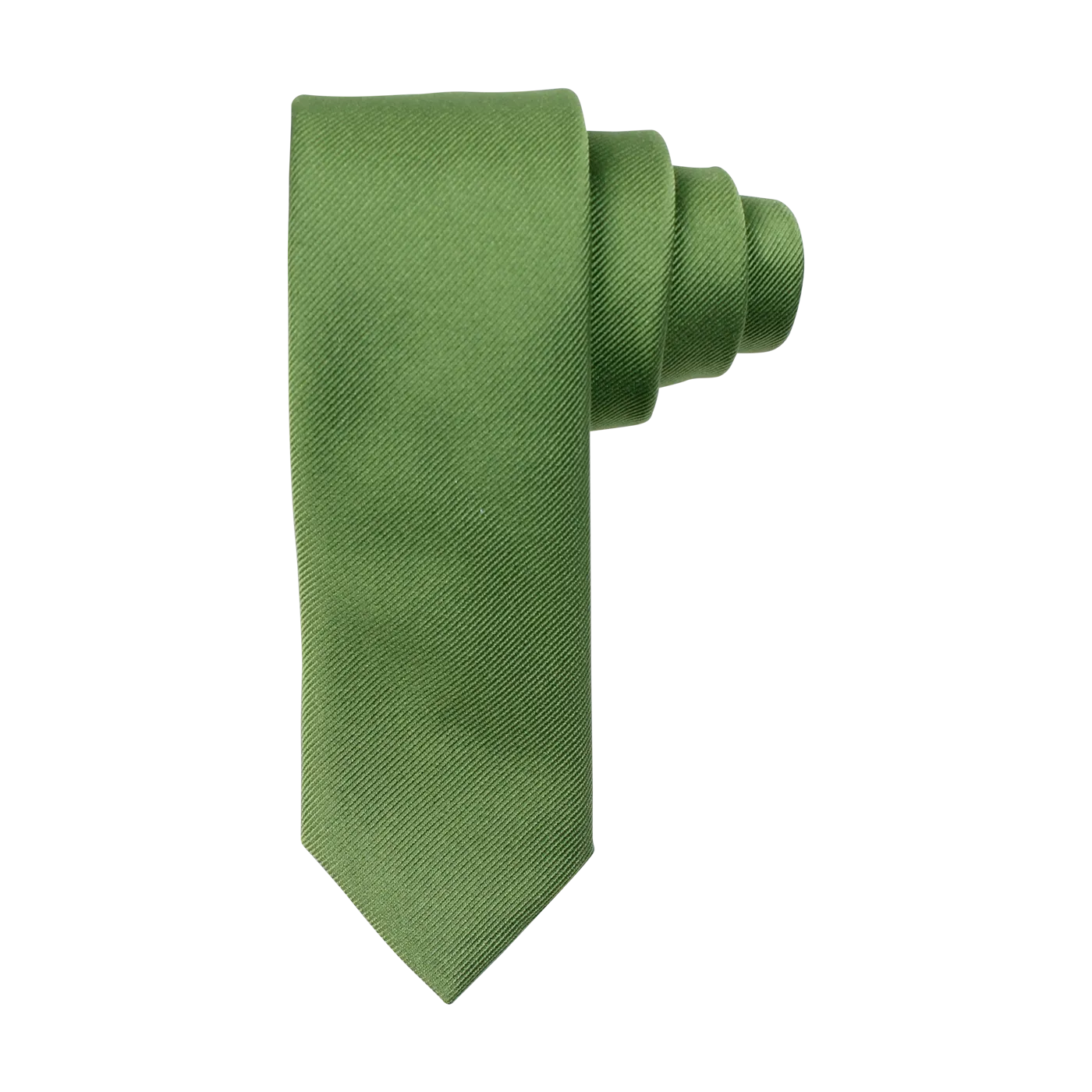 Slim Silk Faille Necktie in Choice of 32 Colors by House of Amanda Christensen