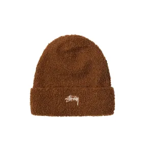 Stussy Boucle Fleece Beanie Brick 1321081