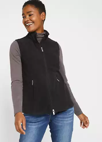 Teddy Fleece Gilet by bonprix | Look Again