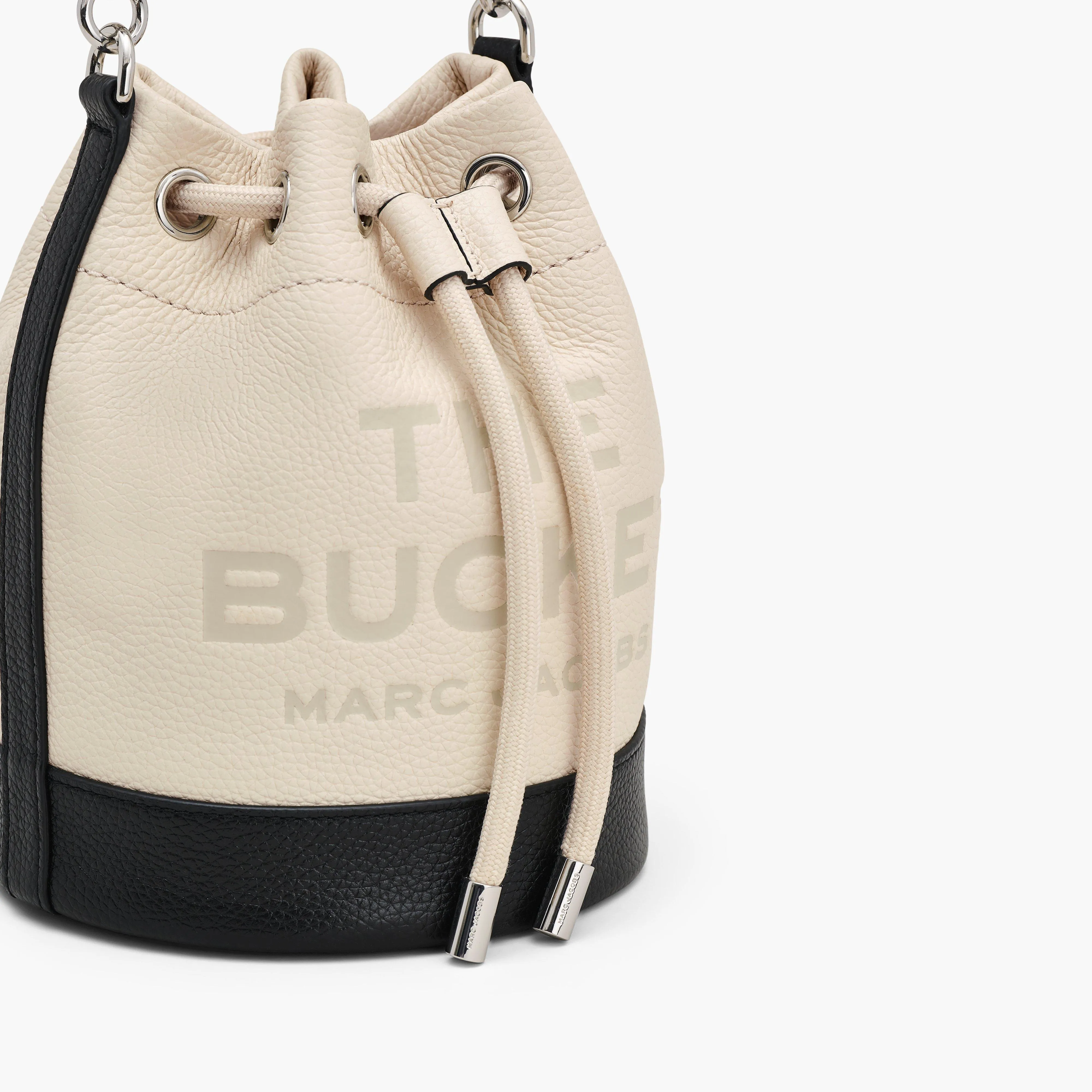 The Colorblock Leather Bucket Bag