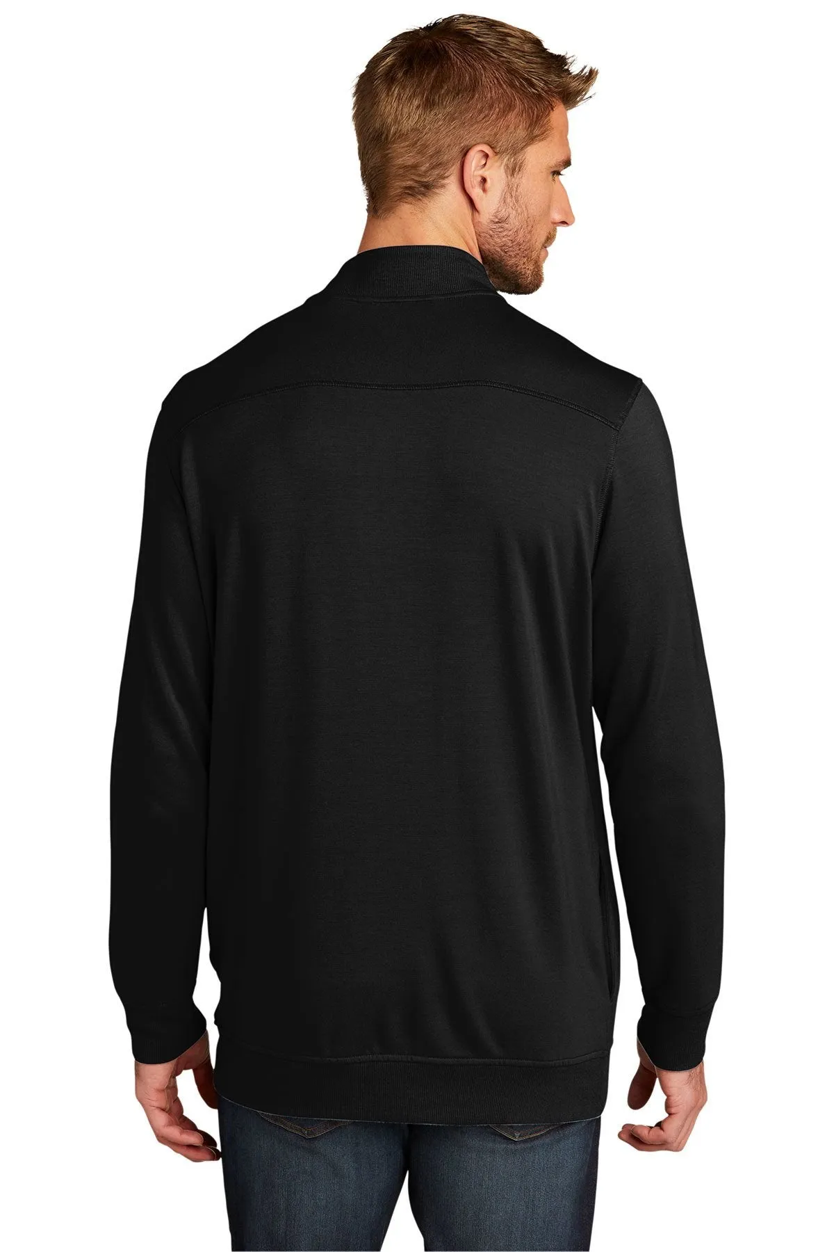 TravisMathew Newport 1/4-Zip Fleece TM1MU419 Black