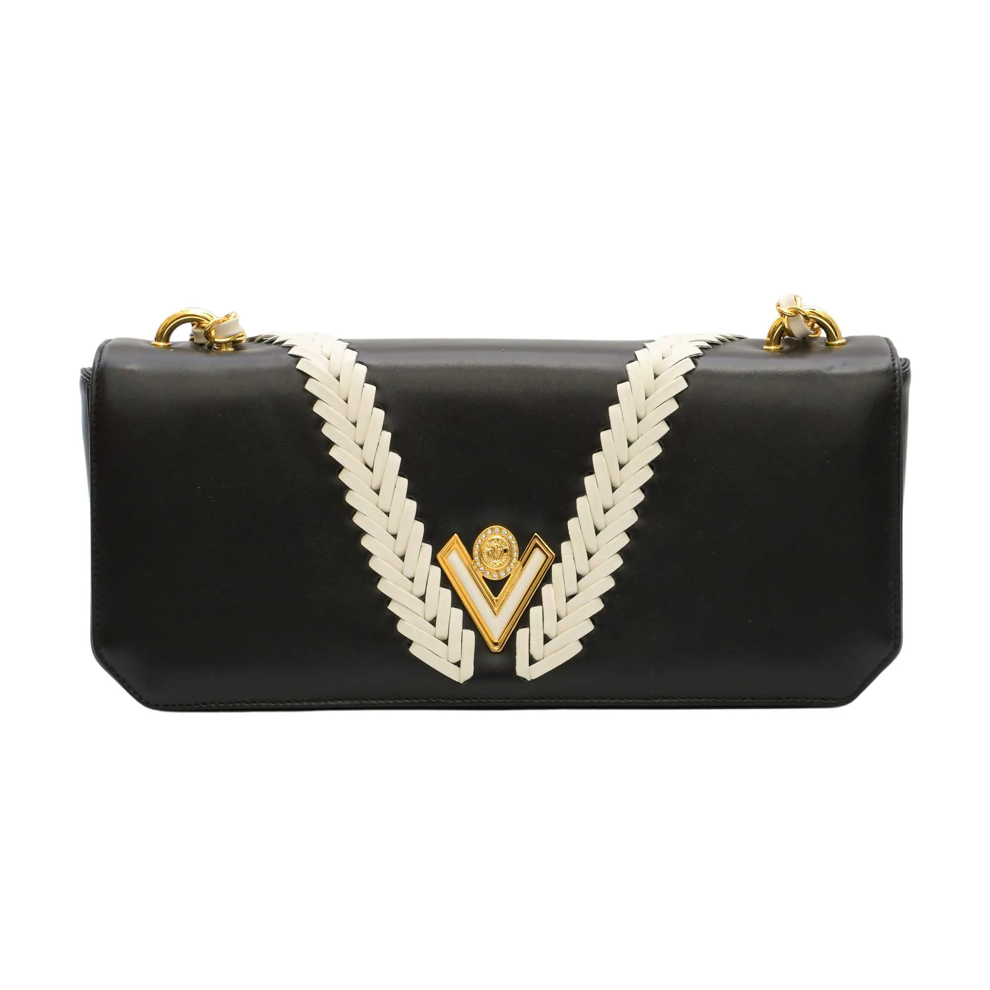 Valentino Orlandi Women's Black Leather Bag