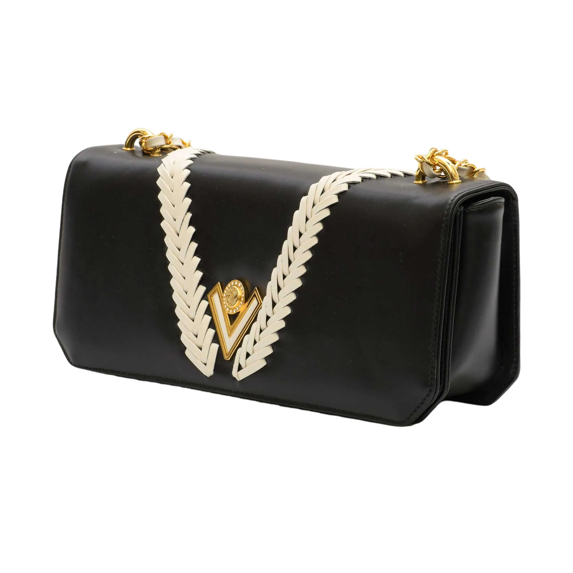 Valentino Orlandi Women's Black Leather Bag