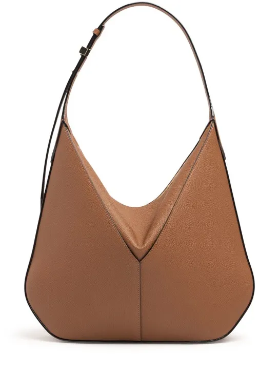 Valextra   Small Vivi leather hobo bag 