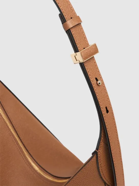 Valextra   Small Vivi leather hobo bag 