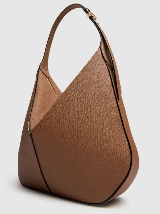 Valextra   Small Vivi leather hobo bag 