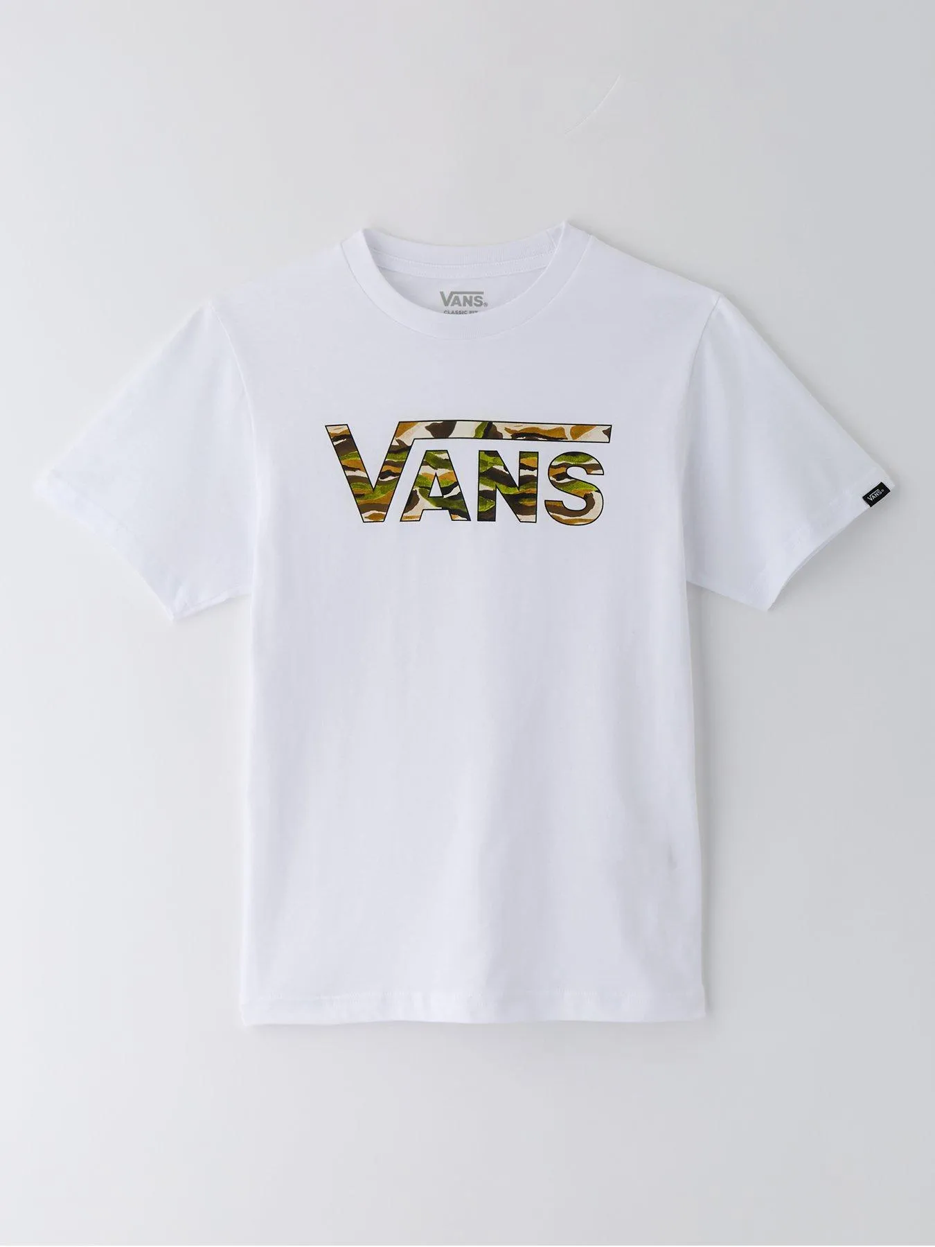 Vans Boys Classic Camo T-shirt - White