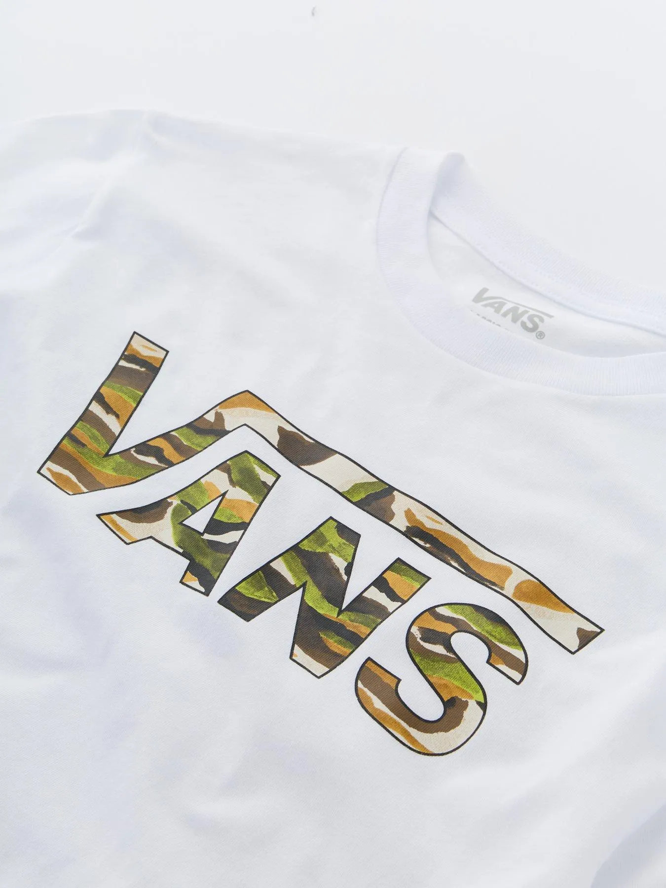 Vans Boys Classic Camo T-shirt - White