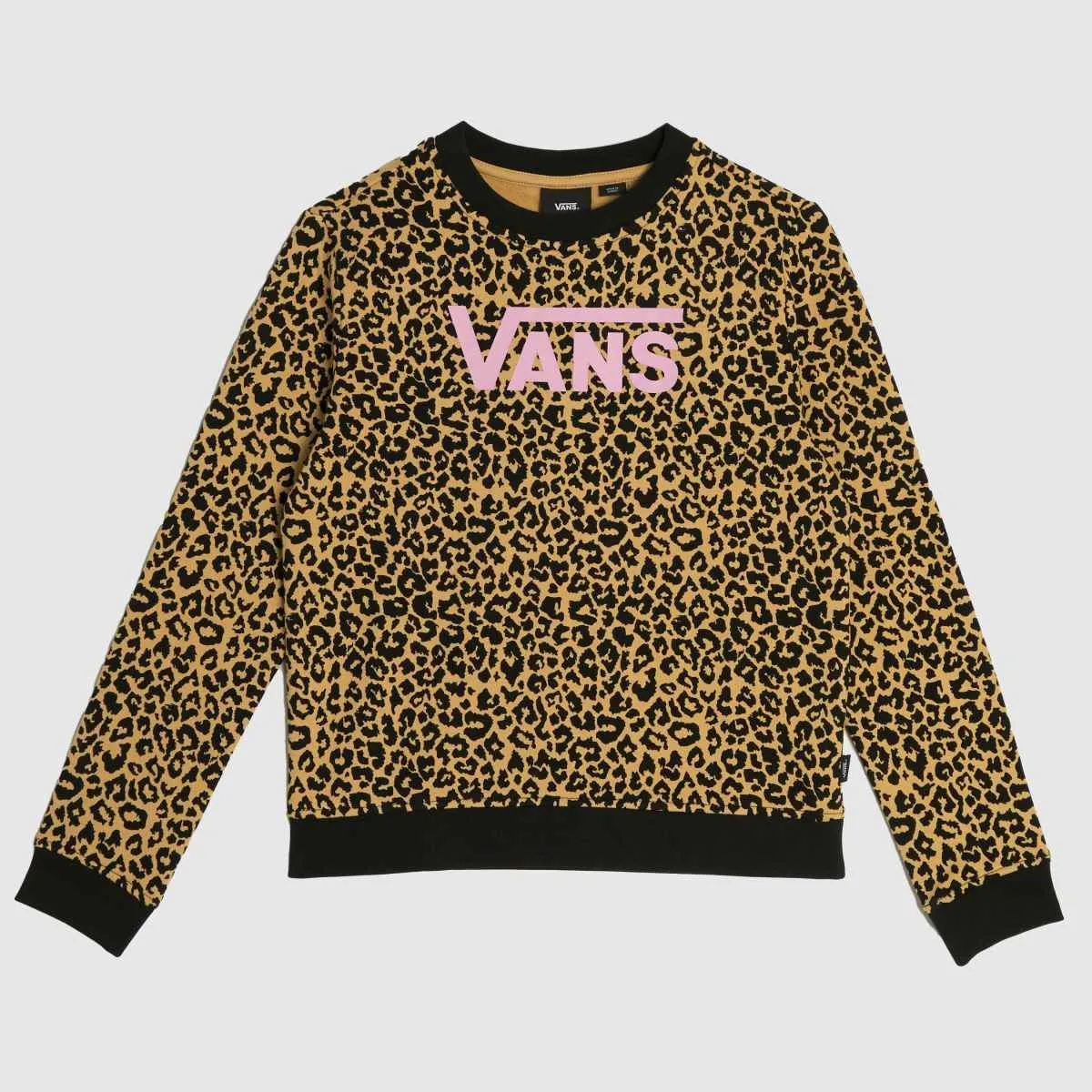 Vans Leopard Spot Girls Crew - Taos Taupe