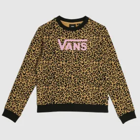 Vans Leopard Spot Girls Crew - Taos Taupe